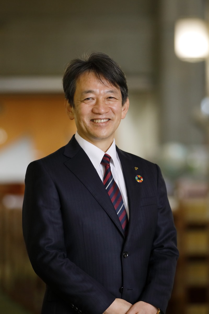 Portrait of Osawa, University President
