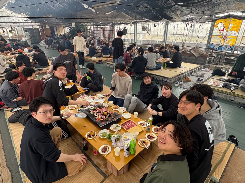 BBQの様子